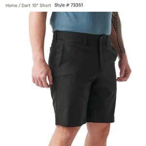 5.11 tactical men’s Dart shorts black 34